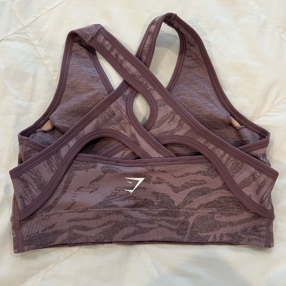 Gymshark sports bra purple